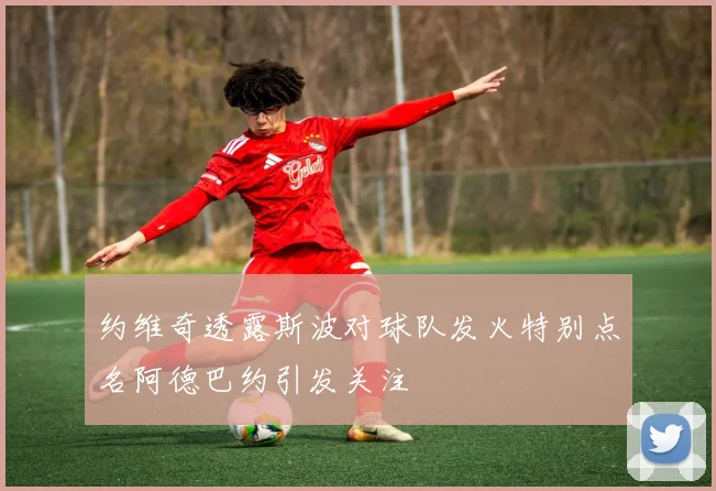 约维奇透露斯波对球队发火特别点名阿德巴约引发关注